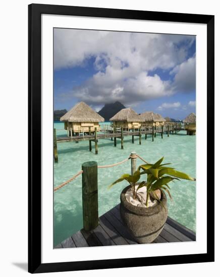 Pearl Beach Resort, Bora-Bora, Leeward Group, Society Islands, French Polynesia-Sergio Pitamitz-Framed Photographic Print