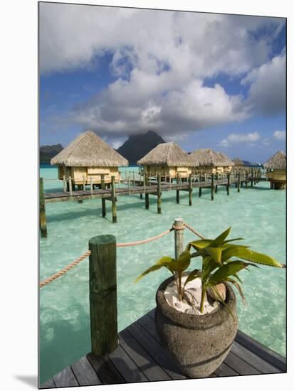 Pearl Beach Resort, Bora-Bora, Leeward Group, Society Islands, French Polynesia-Sergio Pitamitz-Mounted Photographic Print