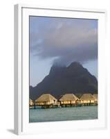 Pearl Beach Resort, Bora-Bora, Leeward Group, Society Islands, French Polynesia-Sergio Pitamitz-Framed Photographic Print