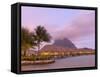 Pearl Beach Resort, Bora-Bora, Leeward Group, Society Islands, French Polynesia-Sergio Pitamitz-Framed Stretched Canvas