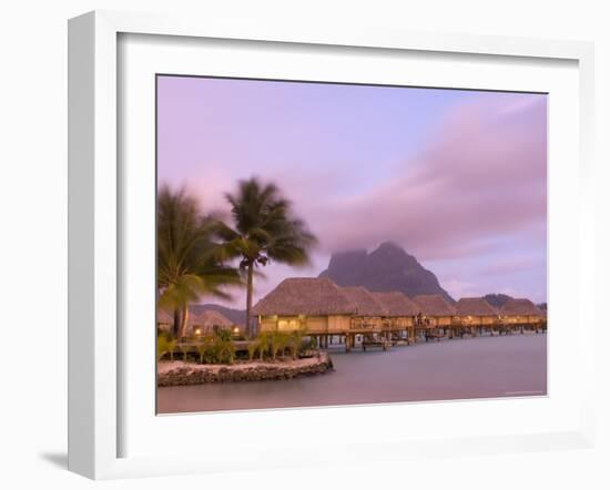 Pearl Beach Resort, Bora-Bora, Leeward Group, Society Islands, French Polynesia-Sergio Pitamitz-Framed Photographic Print