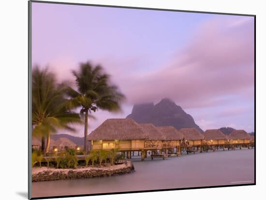 Pearl Beach Resort, Bora-Bora, Leeward Group, Society Islands, French Polynesia-Sergio Pitamitz-Mounted Photographic Print