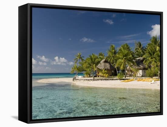 Pearl Beach Resort, Tikehau, Tuamotu Archipelago, French Polynesia Islands-Sergio Pitamitz-Framed Stretched Canvas