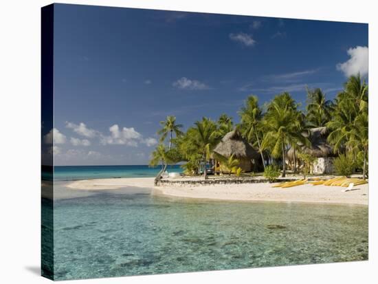 Pearl Beach Resort, Tikehau, Tuamotu Archipelago, French Polynesia Islands-Sergio Pitamitz-Stretched Canvas