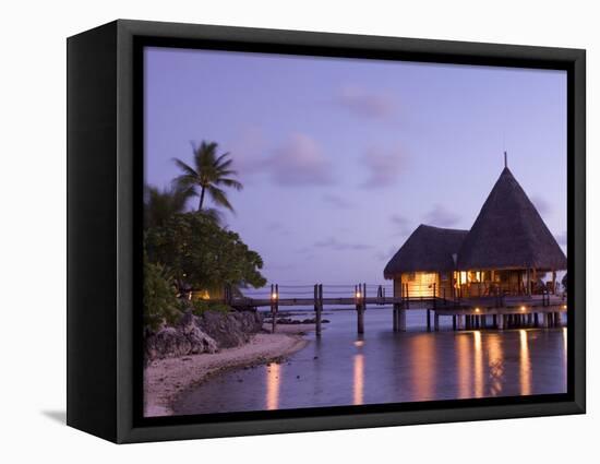 Pearl Beach Resort, Tikehau, Tuamotu Archipelago, French Polynesia Islands-Sergio Pitamitz-Framed Stretched Canvas