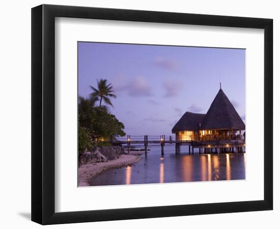 Pearl Beach Resort, Tikehau, Tuamotu Archipelago, French Polynesia Islands-Sergio Pitamitz-Framed Photographic Print