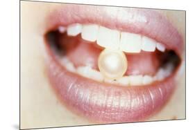 Pearl Between Teeth-Cristina-Mounted Photographic Print