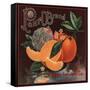 Pearl Brand - Kansas City, Missouri - Citrus Crate Label-Lantern Press-Framed Stretched Canvas