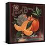 Pearl Brand - Kansas City, Missouri - Citrus Crate Label-Lantern Press-Framed Stretched Canvas