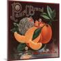Pearl Brand - Kansas City, Missouri - Citrus Crate Label-Lantern Press-Mounted Premium Giclee Print