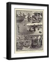 Pearl Fishing in the Persian Gulf-William Ralston-Framed Giclee Print
