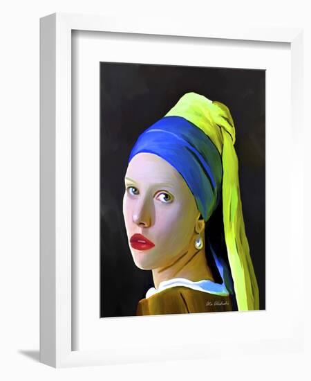 Pearl Girl-Ata Alishahi-Framed Giclee Print