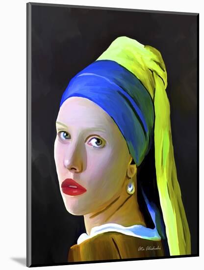 Pearl Girl-Ata Alishahi-Mounted Giclee Print