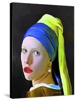 Pearl Girl-Ata Alishahi-Stretched Canvas