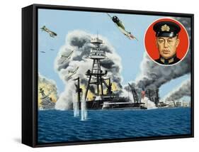 Pearl Harbour-John Keay-Framed Stretched Canvas