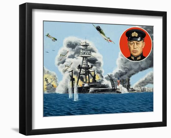 Pearl Harbour-John Keay-Framed Giclee Print