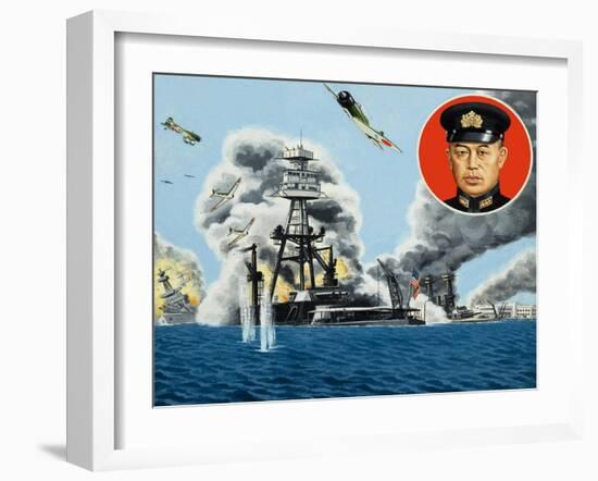 Pearl Harbour-John Keay-Framed Giclee Print