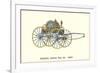 Pearl Hose Vintage Fire Wagon-null-Framed Art Print