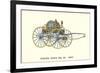 Pearl Hose Vintage Fire Wagon-null-Framed Premium Giclee Print