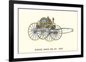 Pearl Hose Vintage Fire Wagon-null-Framed Premium Giclee Print