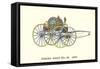 Pearl Hose Vintage Fire Wagon-null-Framed Stretched Canvas