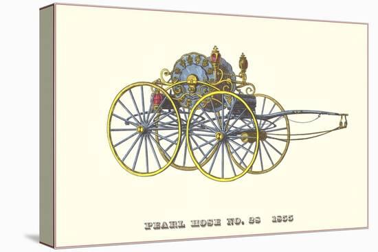 Pearl Hose Vintage Fire Wagon-null-Stretched Canvas