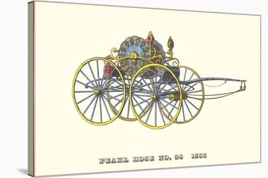 Pearl Hose Vintage Fire Wagon-null-Stretched Canvas