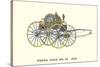 Pearl Hose Vintage Fire Wagon-null-Stretched Canvas