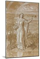 Pearl, (Metalpoint Heightened with White and Yellow and with Scratching)-William Holman Hunt-Mounted Giclee Print
