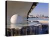 Pearl Monument on the Corniche of Doha Bay, Doha, Qatar, Middle East-Gavin Hellier-Stretched Canvas