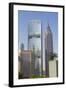 Pearl River Tower in Zhujiang New Town, Tian He, Guangzhou, Guangdong, China, Asia-Ian Trower-Framed Photographic Print