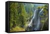 Pearl Shoal Waterfall, Jiuzhaigou National Park, Sichuan Province, China, East Asia-G&M Therin-Weise-Framed Stretched Canvas