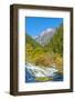 Pearl Shoal Waterfall, Jiuzhaigou National Park, Sichuan Province, China, East Asia-G&M Therin-Weise-Framed Photographic Print