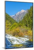 Pearl Shoal Waterfall, Jiuzhaigou National Park, Sichuan Province, China, East Asia-G&M Therin-Weise-Mounted Photographic Print
