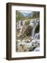 Pearl Shoal Waterfall (Zhenzhu Tan), Jiuzhaigou National Park, Sichuan, China-Peter Adams-Framed Photographic Print