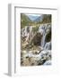 Pearl Shoal Waterfall (Zhenzhu Tan), Jiuzhaigou National Park, Sichuan, China-Peter Adams-Framed Photographic Print