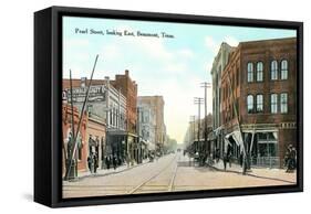 Pearl Street, Beaumont-null-Framed Stretched Canvas