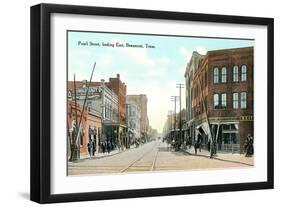 Pearl Street, Beaumont-null-Framed Art Print