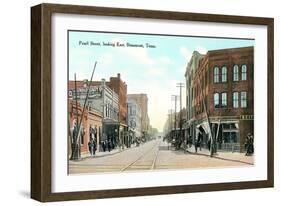 Pearl Street, Beaumont-null-Framed Premium Giclee Print