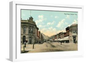 Pearl Street, Boulder-null-Framed Art Print