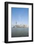 Pearl Tower over Pudong District Skyline and Huangpu River, Shanghai, China-Michael DeFreitas-Framed Photographic Print