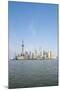 Pearl Tower over Pudong District Skyline and Huangpu River, Shanghai, China-Michael DeFreitas-Mounted Photographic Print