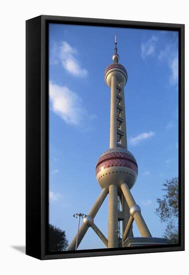 Pearl Tower, Pudong, Shanghai, China-Dallas and John Heaton-Framed Stretched Canvas