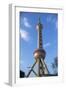 Pearl Tower, Pudong, Shanghai, China-Dallas and John Heaton-Framed Photographic Print