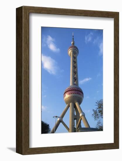 Pearl Tower, Pudong, Shanghai, China-Dallas and John Heaton-Framed Photographic Print