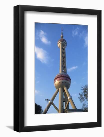 Pearl Tower, Pudong, Shanghai, China-Dallas and John Heaton-Framed Photographic Print