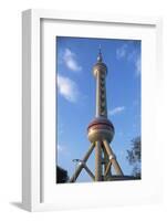 Pearl Tower, Pudong, Shanghai, China-Dallas and John Heaton-Framed Photographic Print