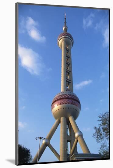 Pearl Tower, Pudong, Shanghai, China-Dallas and John Heaton-Mounted Photographic Print