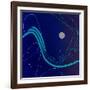 Pearls of the night-Hyunah Kim-Framed Art Print