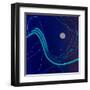 Pearls of the night-Hyunah Kim-Framed Art Print